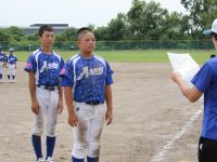 2024年度中越野球連盟杯学童軟式野球大会予選会で優勝した旭スポーツ少年団