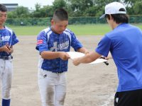 2024年度中越野球連盟杯学童軟式野球大会予選会で優勝した旭スポーツ少年団